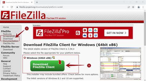 how to download FileZilla